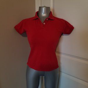 Versace Sport Women's Red Polo Shirt